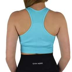 Le moins cher ✔️ Running Femme Gymhero Gymhero Miami Cute Bra Basic-babyblue BLEU ⌛ -Boutique Montres and Co 117c2dd914b8426380920c61a17b7078 1