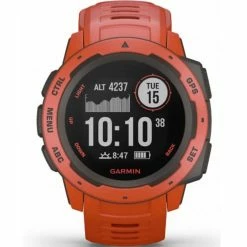 Bon marché 👍 Montre Connectée GARMIN INSTINCT ROUGE ⌛