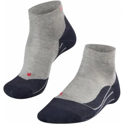 Remise 👍 Running Femme Falke Falke - Ru4 Court Femmes Chaussettes En Cours D&#39 GRIS ⌛