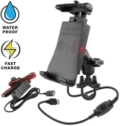 Nouveau 😉 Cyclisme Sur Route Ram Mounts Support Smartphone Chargeur Sans Fil Et Étanche Ram Quick-grip NOIR 😉 -Boutique Montres and Co c33be95aadb04f2a8fa5d3704e078b70