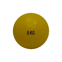 Promo ✨ Athletisme Sporti France Poids D'entraînement 5kg Sporti France JAUNE 🧨