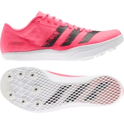Meilleur prix 😀 Course A Pied Adulte Adidas Chaussures De Running Adidas Adizero Long Jump Spikes ROSE 👏 -Boutique Montres and Co e8a7315277674281a628b2db601f0590