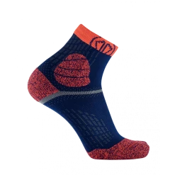 Budget ❤️ Running Adulte Sidas Chaussettes De Trail Running Avec Renforts Cheville Et Orteil - Trail Protect BLEU 🧨